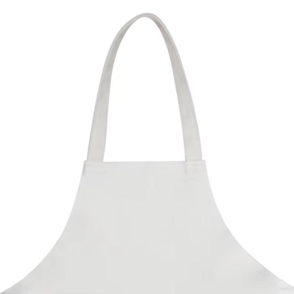 Delantales en blanco de sublimación de lino para niños y adultos, delantales de cocina personalizados