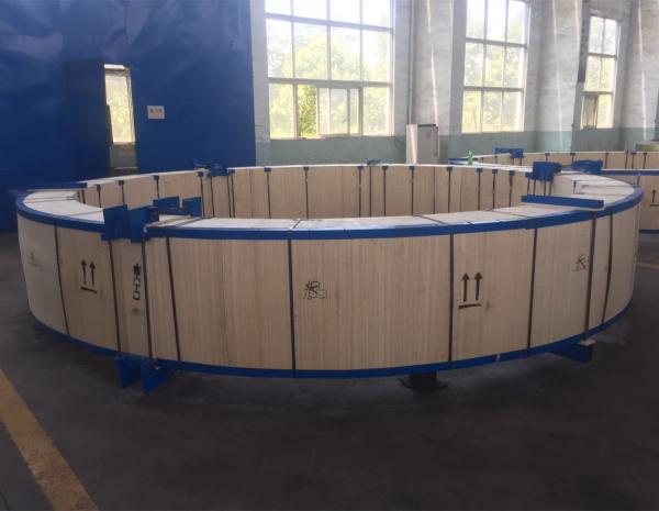 Pneu de forno rotativo de cimento 35crmo para fábrica de cimento e anel de equitação de forno rotativo