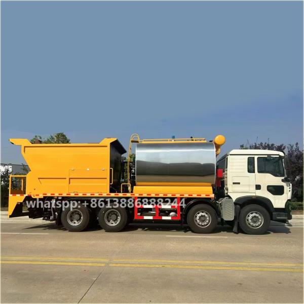 SINOTRUCK HOWO 24000L 6*2 étalonneur d'asphalte camion synchrone d'étanchéité du gravier atelier de soudage mobile