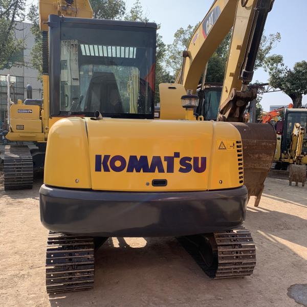 Used Komatsu PC56 5ton Mini Excavator Original Hydraulic Valve 5000 KG Machine Weight