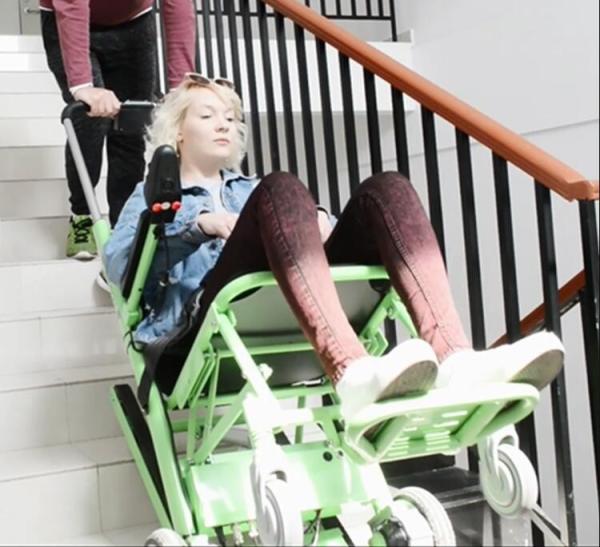 Lightweight Emergency Folding Stretcher Stair Climbing Power Wheelchairs