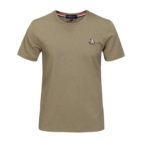 Men's Slim Fit Polo Shirt Short Sleeve , Custom Embroidered T Shirts Anti - Pilling