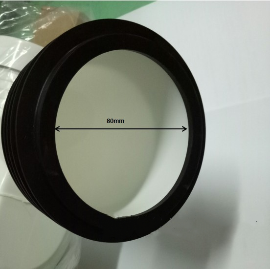 White PP Bathroom Pipe Connection Pipe Toilet Accessory Bathtub Pipe Drainage Water Trap
