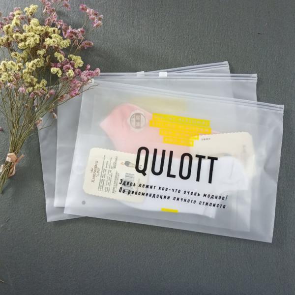 Sacos de plástico reciclado rectangulares com logotipo personalizado