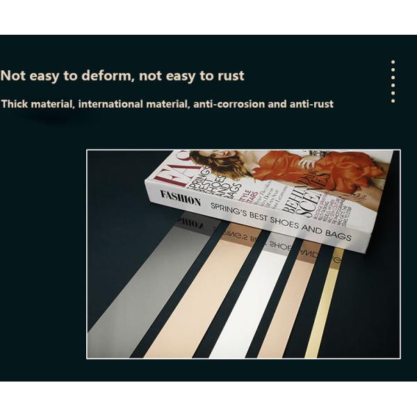 Jinhengsteel Wall Decorative Flat Tile Trims Metal Strips Stainless Steel