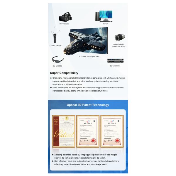 High Quality Indoor Polarized 3D Interactive Smart Multi-function All-in-One Conference Machine