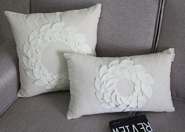 Country Style Patchwork Decorative Throw Pillows Handmade Color Customized