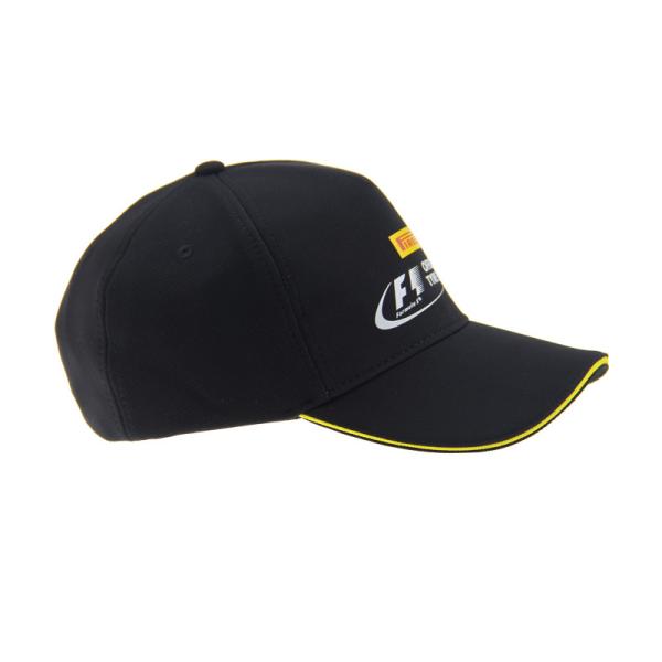 Basic Standard Printing F1 Athletic Baseball Cap Five Panel Adjustable Baseball Hat