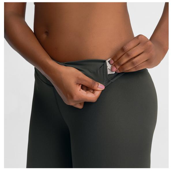 Elastic Nude Color Yoga Pants Quick Drying STC Womens High Waisted Running Tights