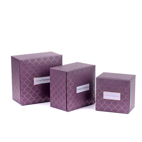 Hot Stamped Fancy Jewelry Box Personalized Ring Box / Bracelet Box
