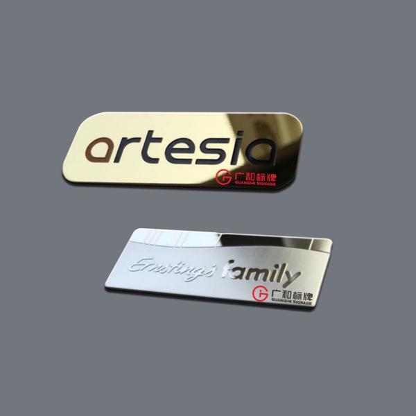 Precision Chemical Etched Metal Nameplates - Custom OEM Manufacturer