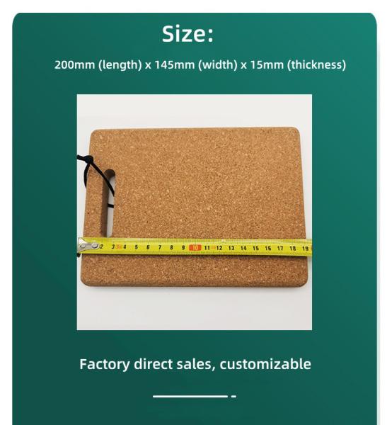 Thick Cork Mats For Kitchen Rectangular Cork Placemats Cork Board Hot Plate