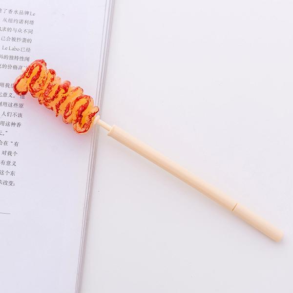 Simulated Barbecue Kebabs Meatball Creative Ball Pen Fun Refillable Toy Ballpoint Pen