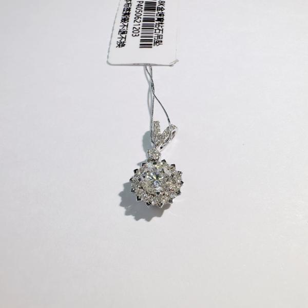Handmade Luxury 18K Gold Diamond Pendant Necklace New Style Fashion Jewelry for Women Customized for Anniversary Wedding Banquet