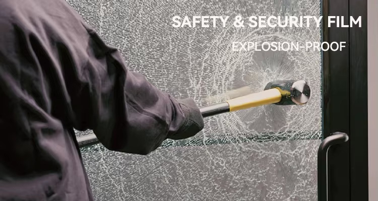 14Mil Bulletproof Safety & Security Film Glass Tint For Cars Building Glass