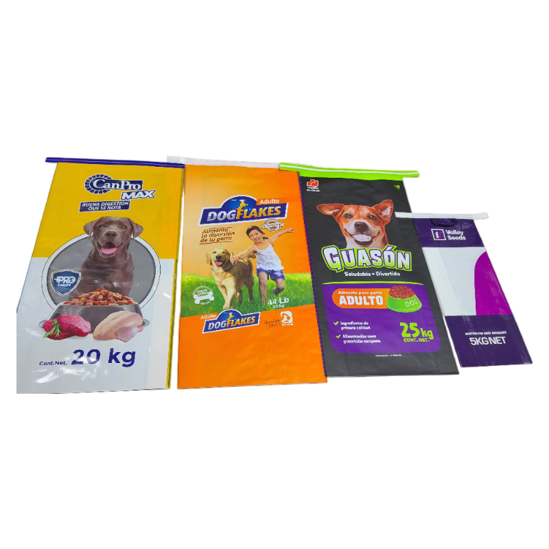 Heavy Duty 20KG 25KG PP Woven Dog Food Bags - Tear-Proof, Moisture-Proof & Large Capacity, Food Grade for Pet Feed Storage