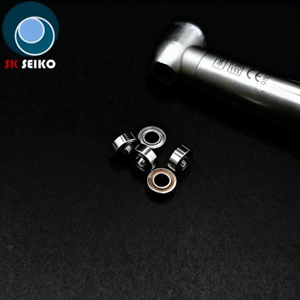 SR144ZZ 3.175*6.35*2.38 High Speed Dental Bearing Ceramic Balls Color Silver Cage Torlon Double Shield 