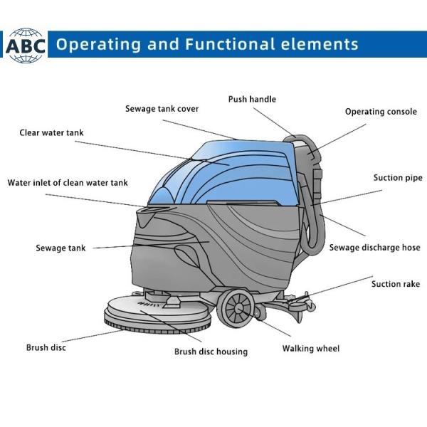 Высокоэффективная коммерческая электрическая машина для очистки керамической плитки