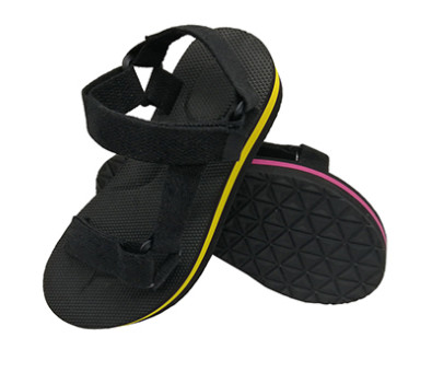 Summer EVA Textile Outdoor Sandal Shoes Lady Woman Black