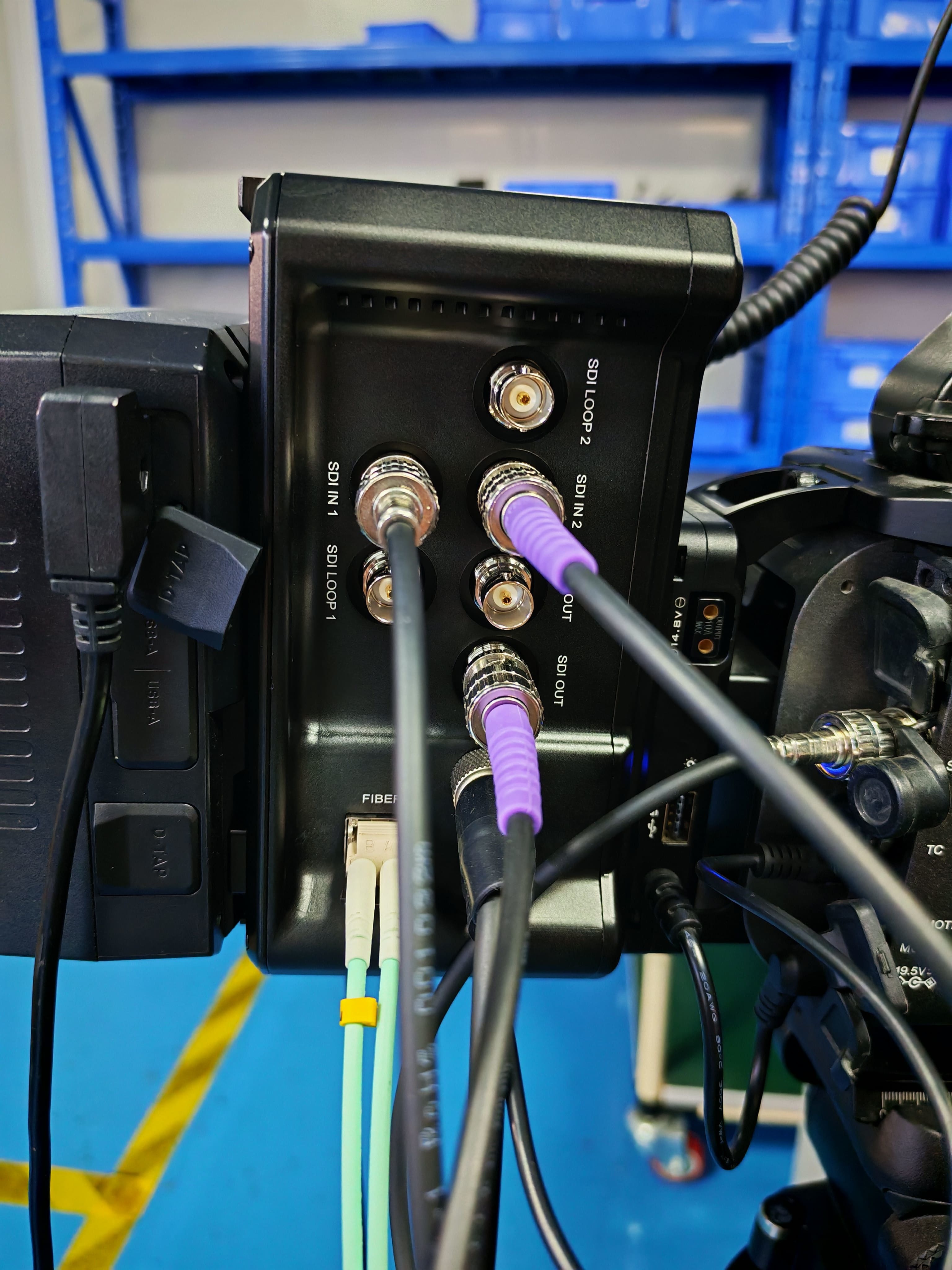 2x Bidirectional 12G SDI Video With Lanc Remote, 8-Pin Remote, Vmount Fiber Converter