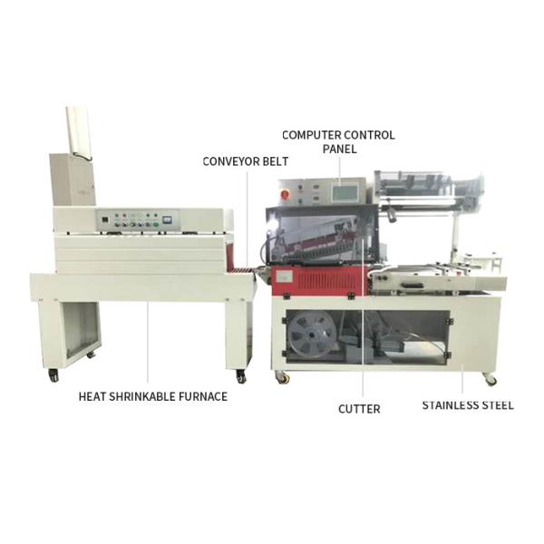 Automated Heat Shrink Packaging Machine , Auto L Sealer Shrink Wrapping Machine