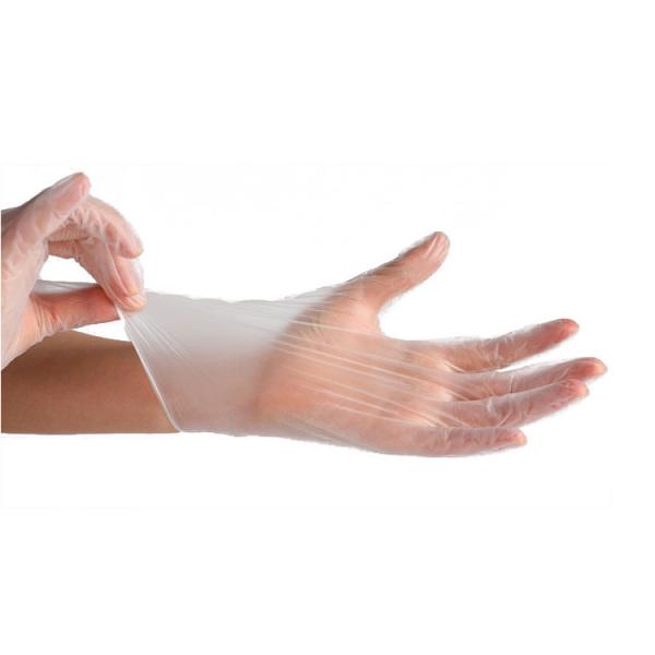 ПВК Гловес9 перчаток винила устранимый ясный медленно двигает свободное от Порошк 100пкс в коробке