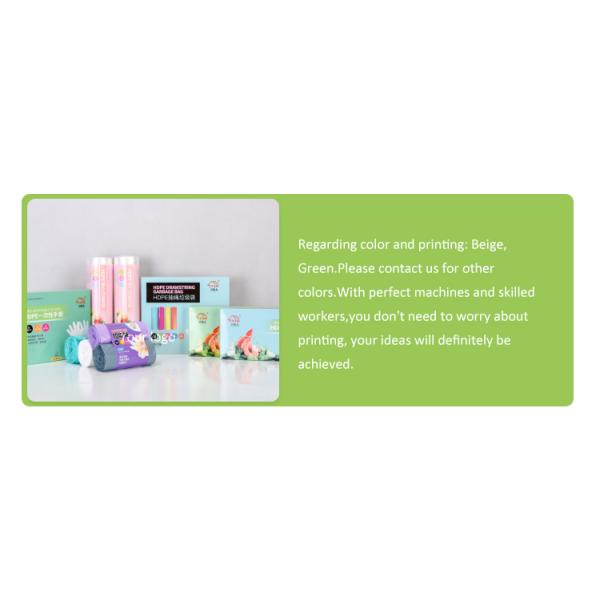 PLA PBAT Материал Структура Тепловое уплотнение 15 микрон Компостируемые мешки для домашних животных для собак и кошек