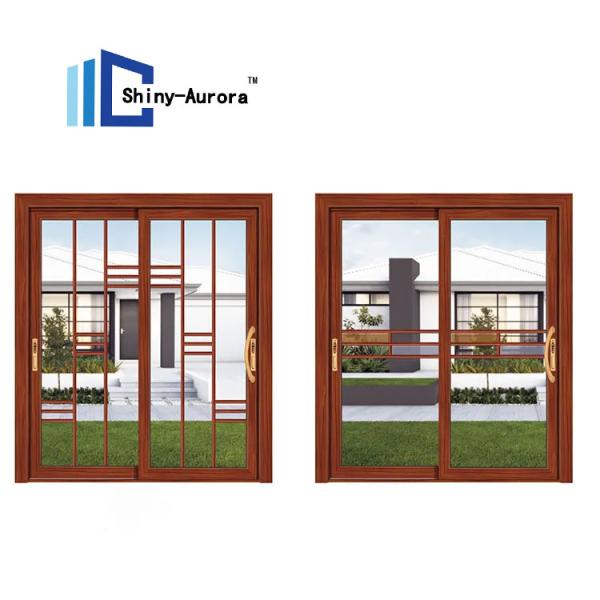 China custom toilet aluminium glass sliding doors aluminum alloy titanium magnesium alloy mute door partition door