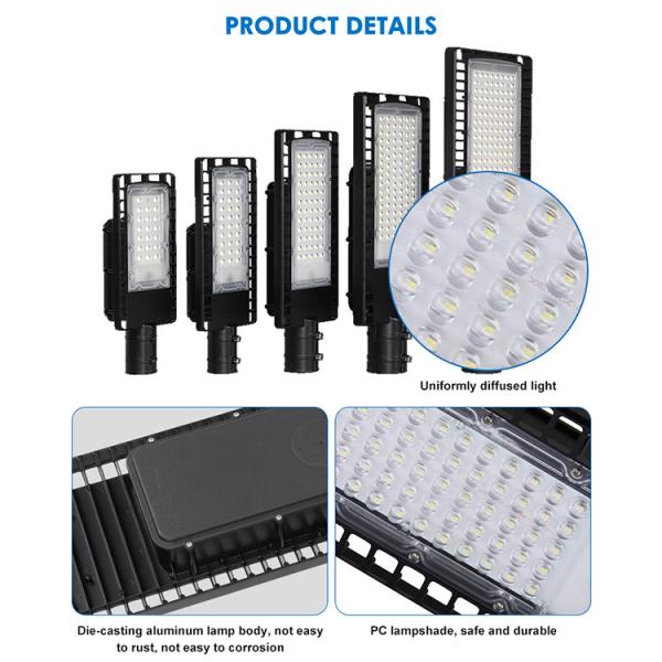 50w-250w Энергоэффективность светодиодный уличный фонарь водонепроницаемый на открытом воздухе 3000K до 6500K