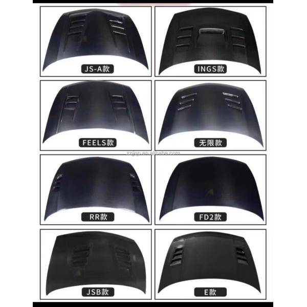 OE NO. ty-06541283BA Carbon Fiber Hood for Honda Civic FD2 RR Type Perfect Installation