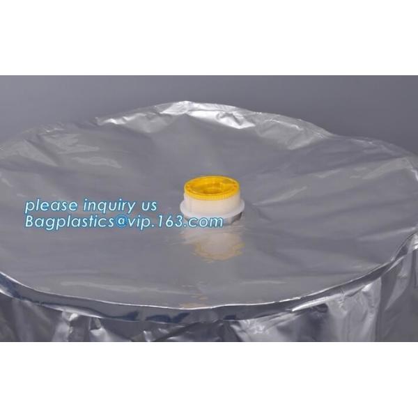 Aluminium Foil Liquid Protective Lining Bag With Valve, Barrels Bucket Pail Drum Liner IBC Tank Liner Oil Packaging