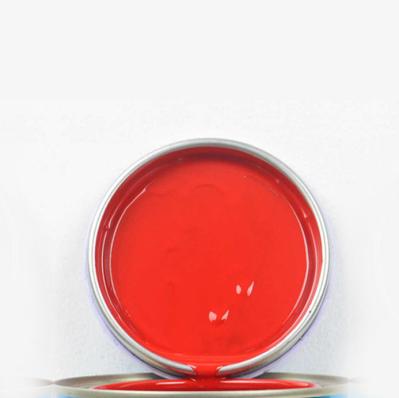 Weather Resistant Bright Red Car Paint 2K Automotive Liquid Coating 2L 4L