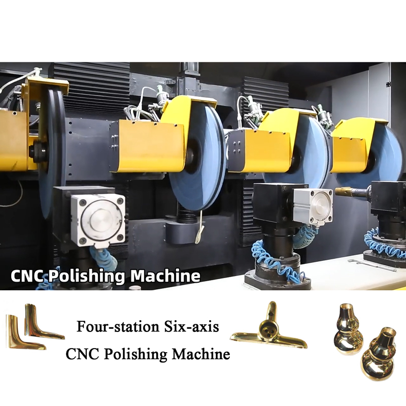 High Precision CNC Metal Polishing Machine Multi Axis For Work Pieces