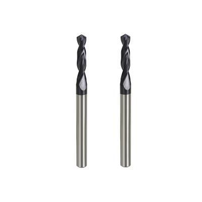 Carbide Round Shank Drill Bits With Titanium Nitride Coating