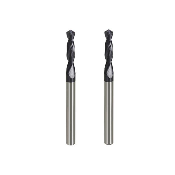 Carbide Round Shank Drill Bits With Titanium Nitride Coating