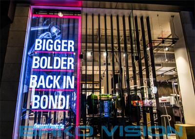 HD Transparent Led Video Wall Full Color 1000X500mm Panel Aluminum WiFi AC220V/50Hz