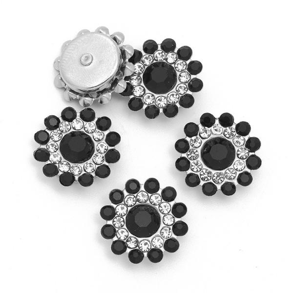 Accessory China Wholesale Rhinestone Pearl Diamond Crystal Metal Button For Garment Hair Bow Center