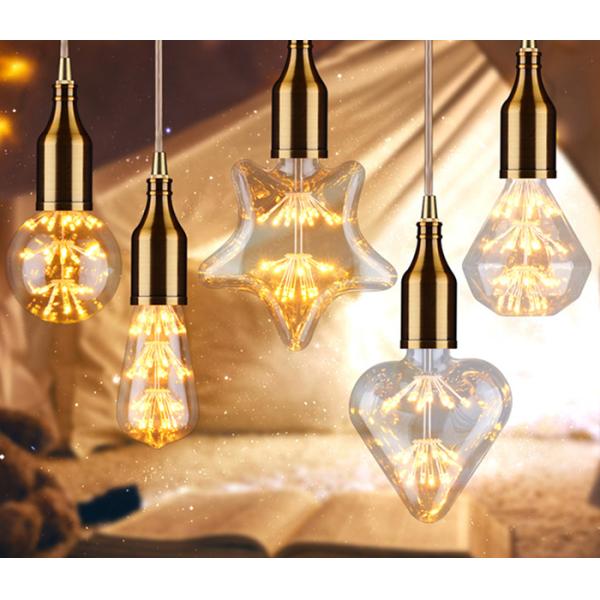 Vintage Design Fairy Starry Bulb St64 Soft White Vintage Light Bulbs