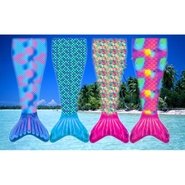 Breathable Ladies Mermaid Tail Graceful Flower Shaped Fin High Elasticity Fabric Mermaid Tail Beach dress