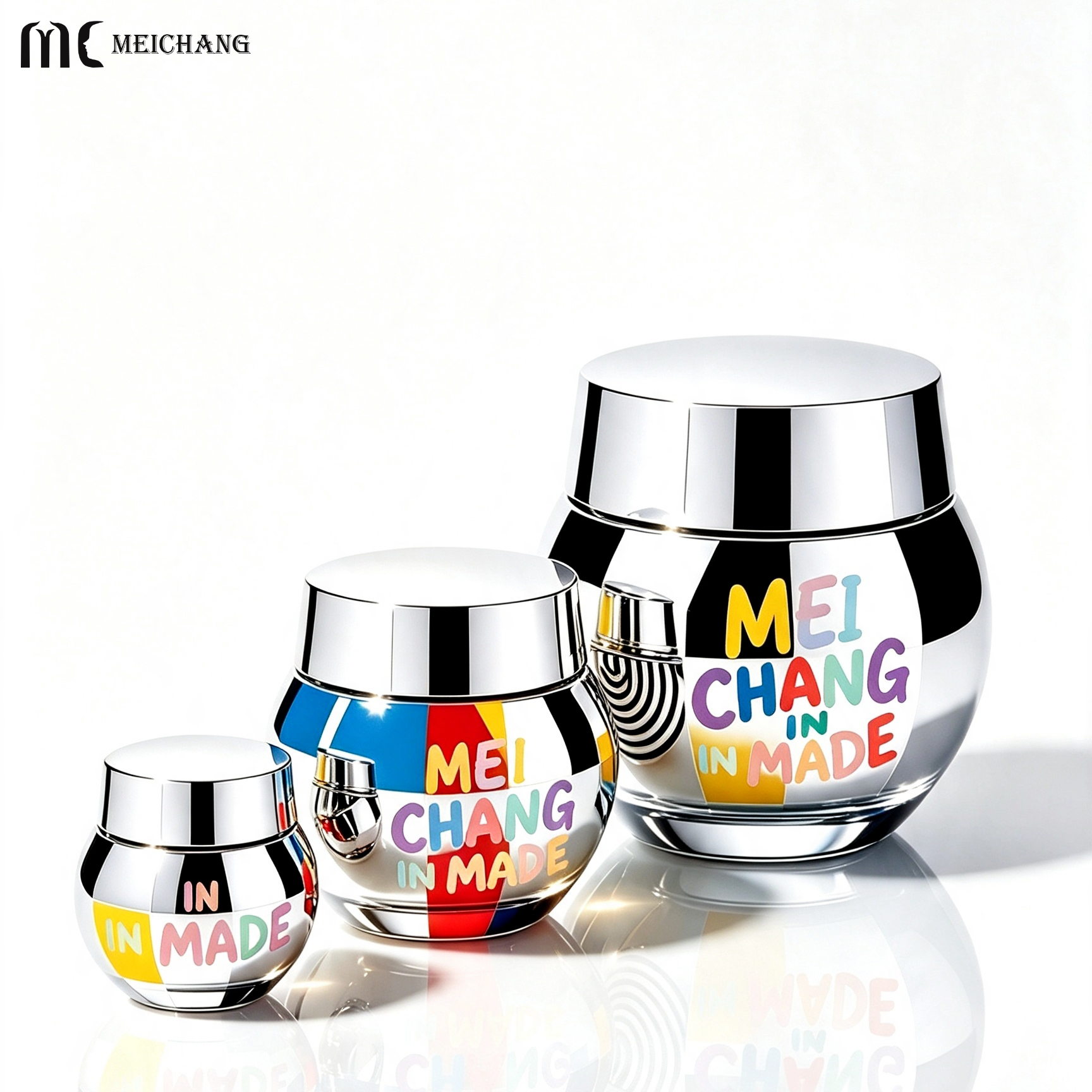 Chinese Style Embossed Glass Skincare Packaging Set with Gradient Finish , Custom Serum Bottle , Lotion Bottle & Cream Jar(MC-315)