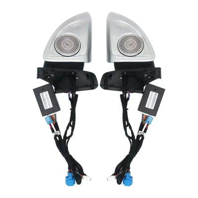 Alto-falante de carro de tweeter de rotação 4D com luz ambiente para Mercedes Benz W254