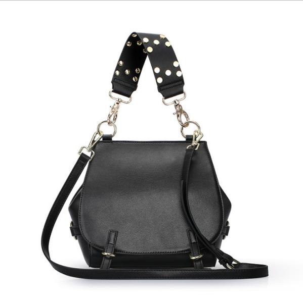 Pure Leather Rivets Bags for Women Fashion Designer Handbags