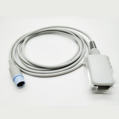 Material do cabo TPU do sensor do Pin Spo2 de Siemens 7 2,2 medidores para o equipamento médico