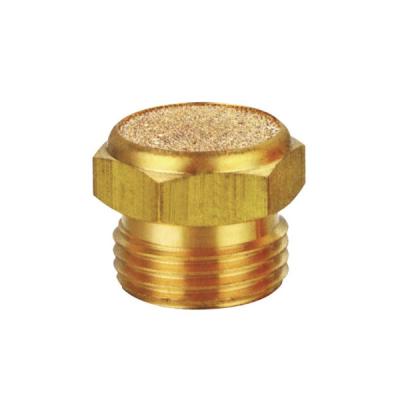 BSLM Subminiature Pneumatic Silencer Muffler , Brass G Thread Noise Reduction Muffler