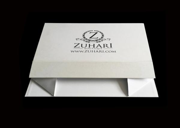 Magnet Flat Folding Gift Boxes Customization Size For Clothes Packaging