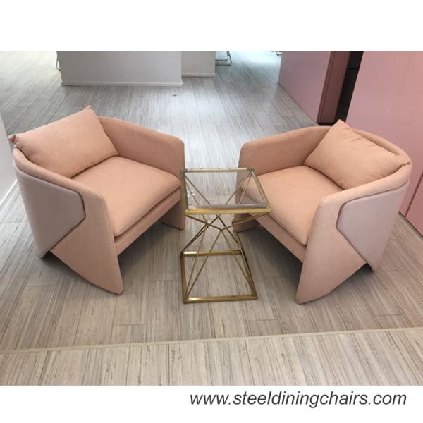 Европейская софа одиночное Seater Recliner ткани 72cm 70cm акцента живущей комнаты