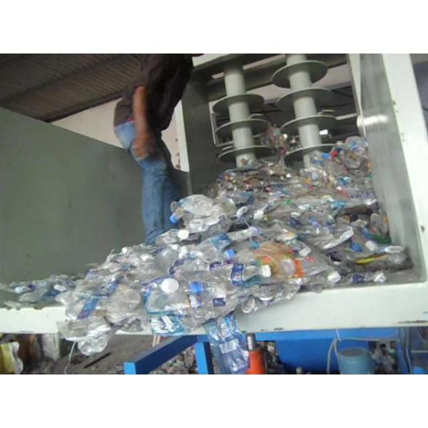 Botella plástica durable que machaca la máquina, botella inútil del ANIMAL DOMÉSTICO que recicla el equipo