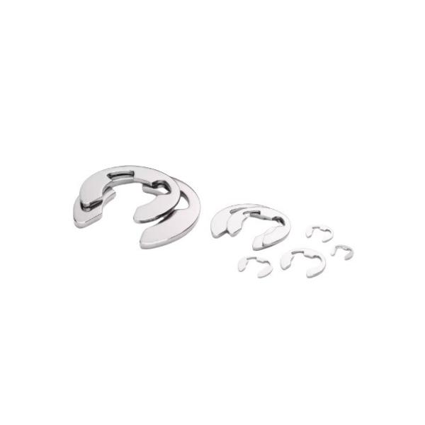 E-Shaped Opening Internal Tooth Stainless Steel Circlips for Shaft DIN Standard Size M3M4M5M6M8M10M12M14M16M240M18M20M22M24M27