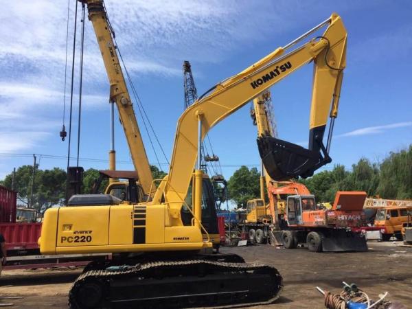 22 ton used Komatsu excavator PC220-6 with good price for sale