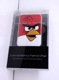5000mah Portable Battery Charger For iPad And IPhone With Polymer Li-ion Battery